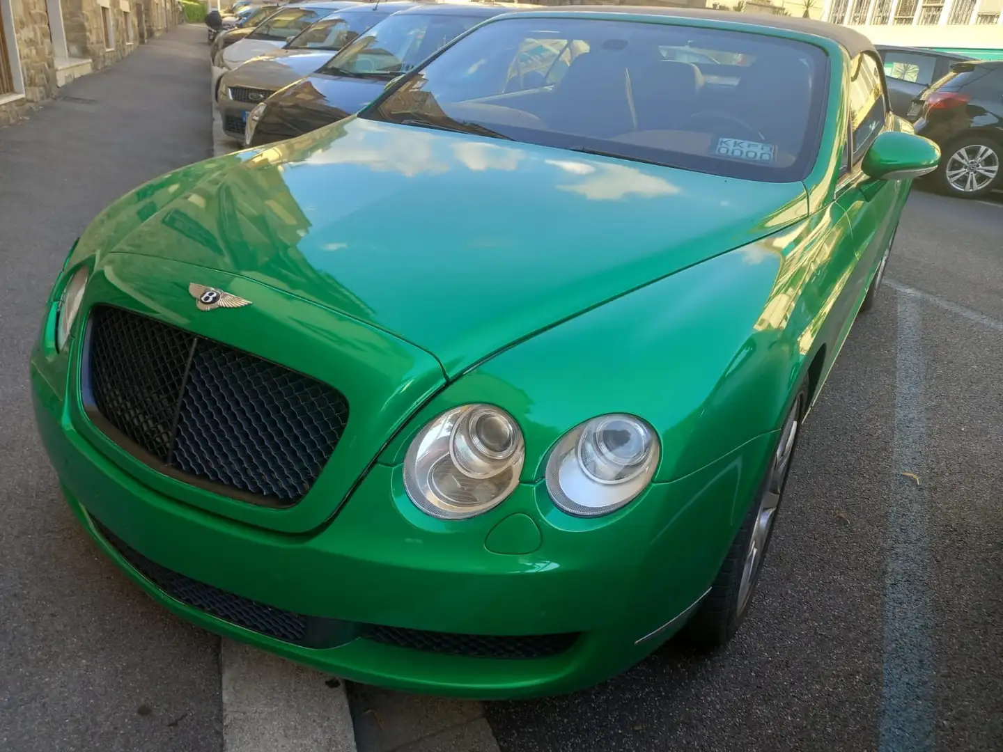 Bentley Continental GTC CABRIO-KM.40500-UNICA Verde - 2