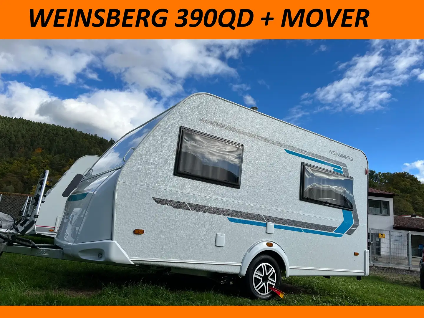 Weinsberg 390 QD CARATWO + MOVER + THULE BIKE 1.Hand Weiß - 1