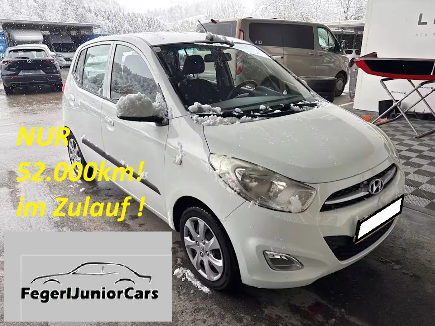 Hyundai i10 i10 1,1 Life Life /NUR 50.000KM/Tempomat**1.BESITZ Weiß - 1