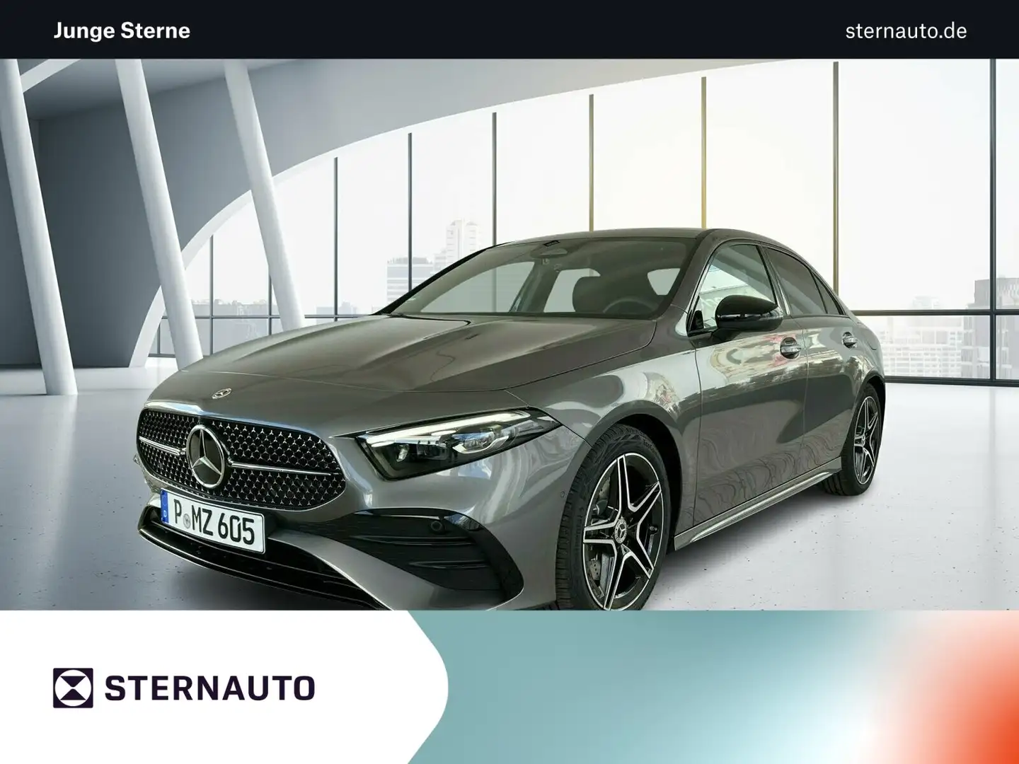Mercedes-Benz A 220 A 220 d Limousine AMG Line/Pano.-Dach/Multibeam Grau - 1