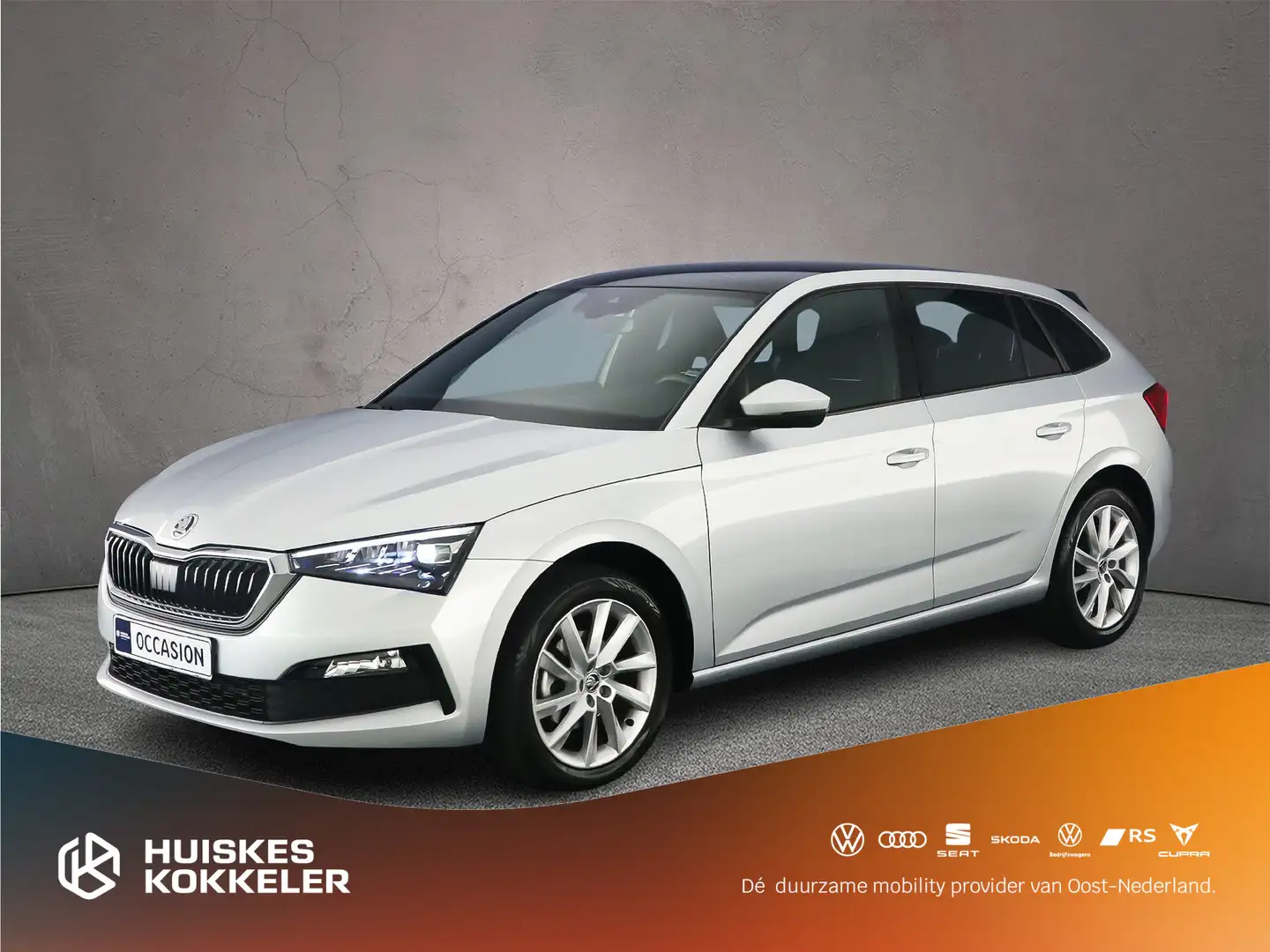 Skoda Scala Sport Business 1.0 TSI 110pk DSG Automaat Panorama Gris - 1