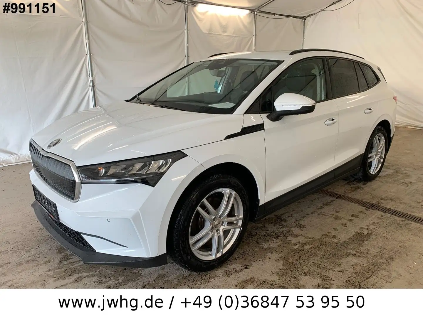 Skoda Enyaq 60 Loft NAVI/LEDER/19"/ACC/KAMERA Weiß - 1
