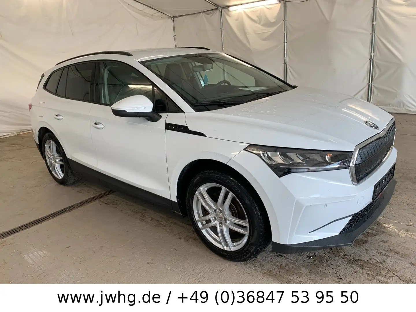 Skoda Enyaq 60 Loft NAVI/LEDER/19"/ACC/KAMERA Weiß - 2