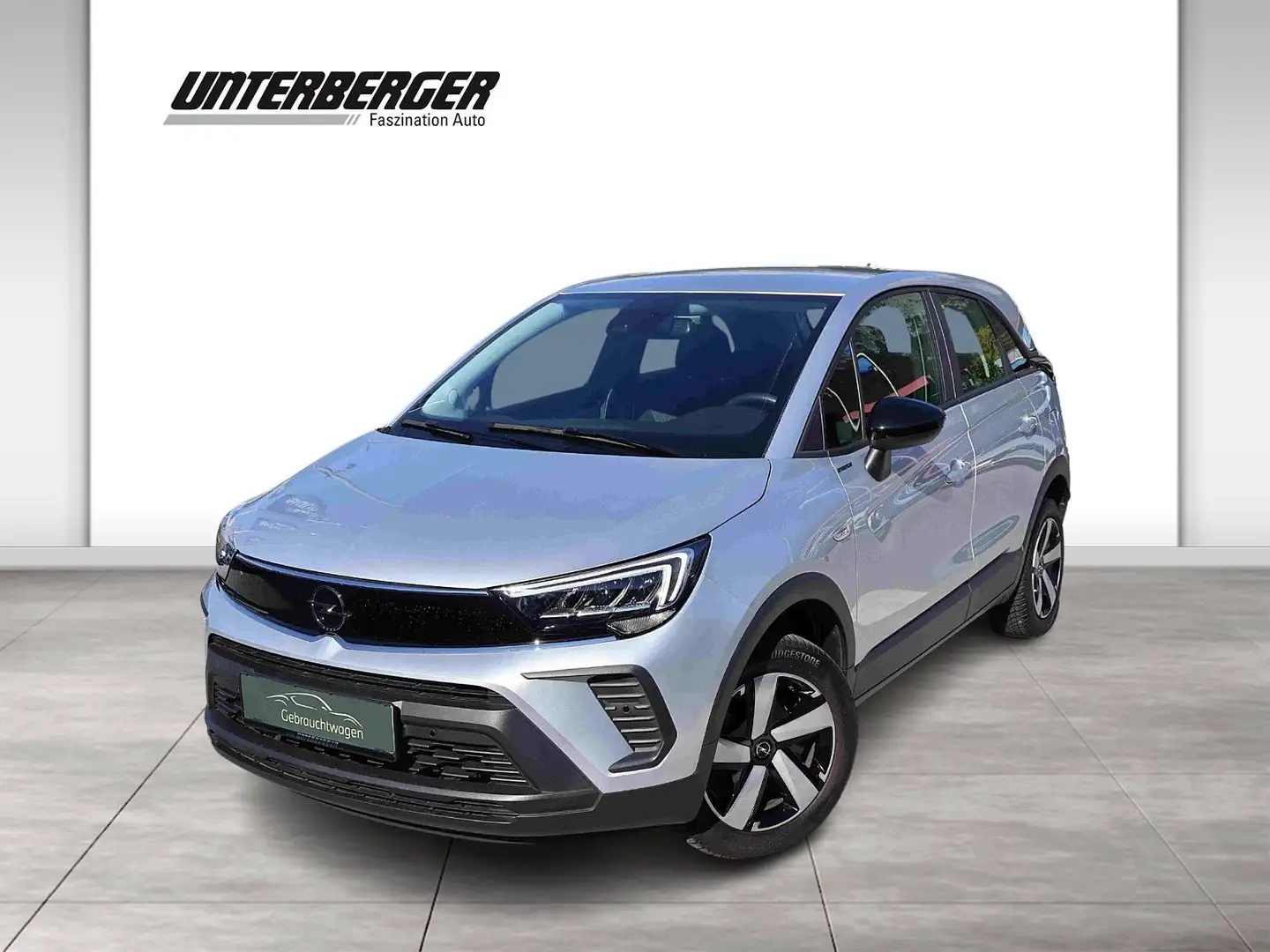 Opel Crossland 1,2 Turbo RFK Klimaaut. PDC Silber - 1