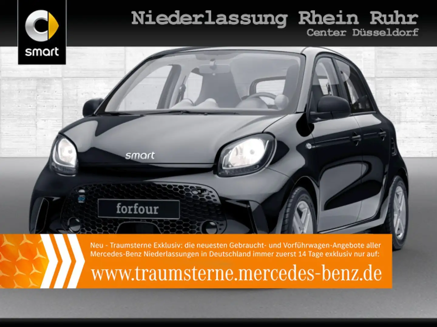 smart forFour EQ 60kWed cool&Audio SHZ Dig Radio Tempom Schwarz - 1