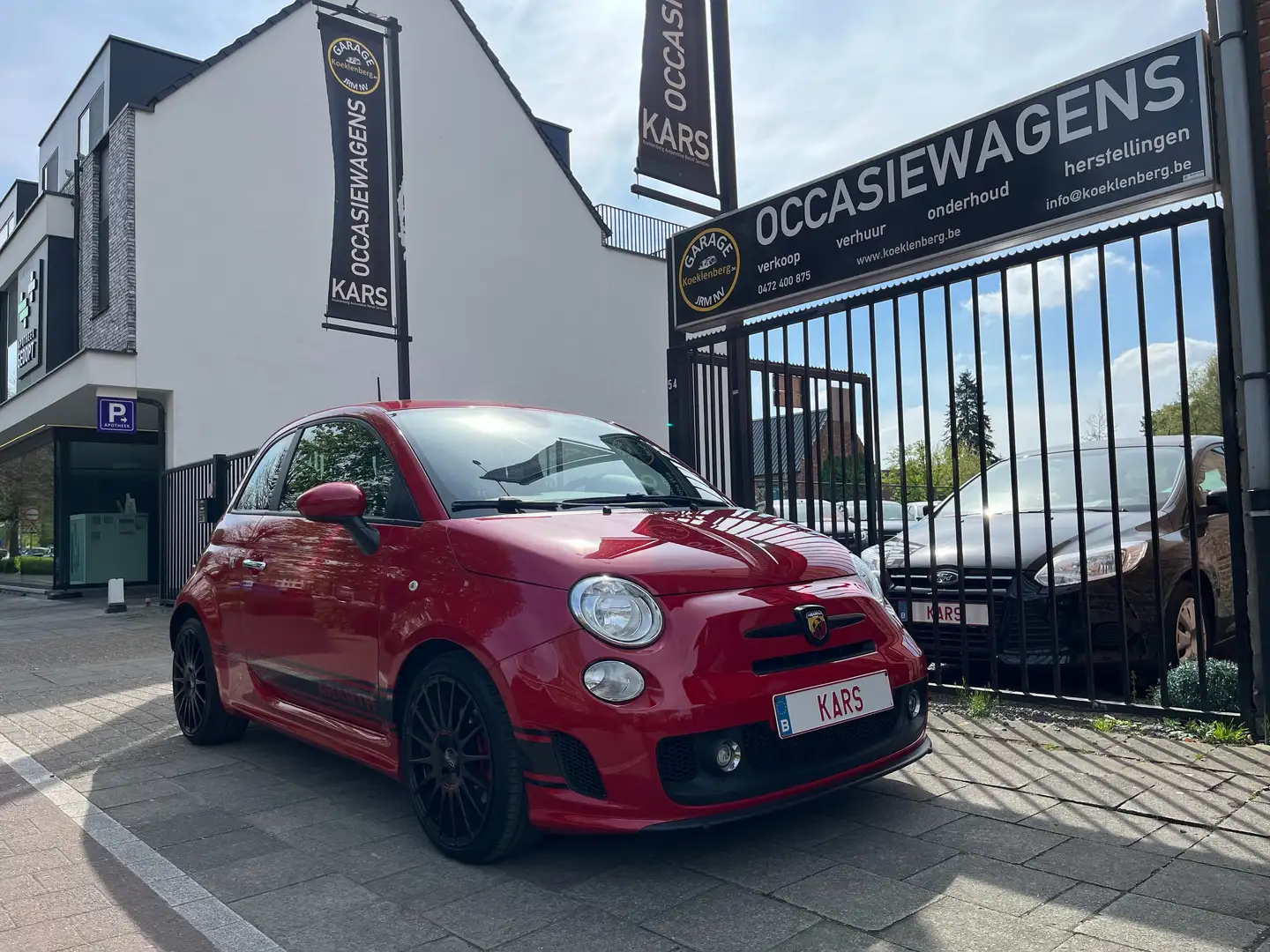 Abarth 500 500/NIEUWST/ANDROIDAUTO/SENSOR/LICHTMV/SPORT/BLUET Rouge - 1