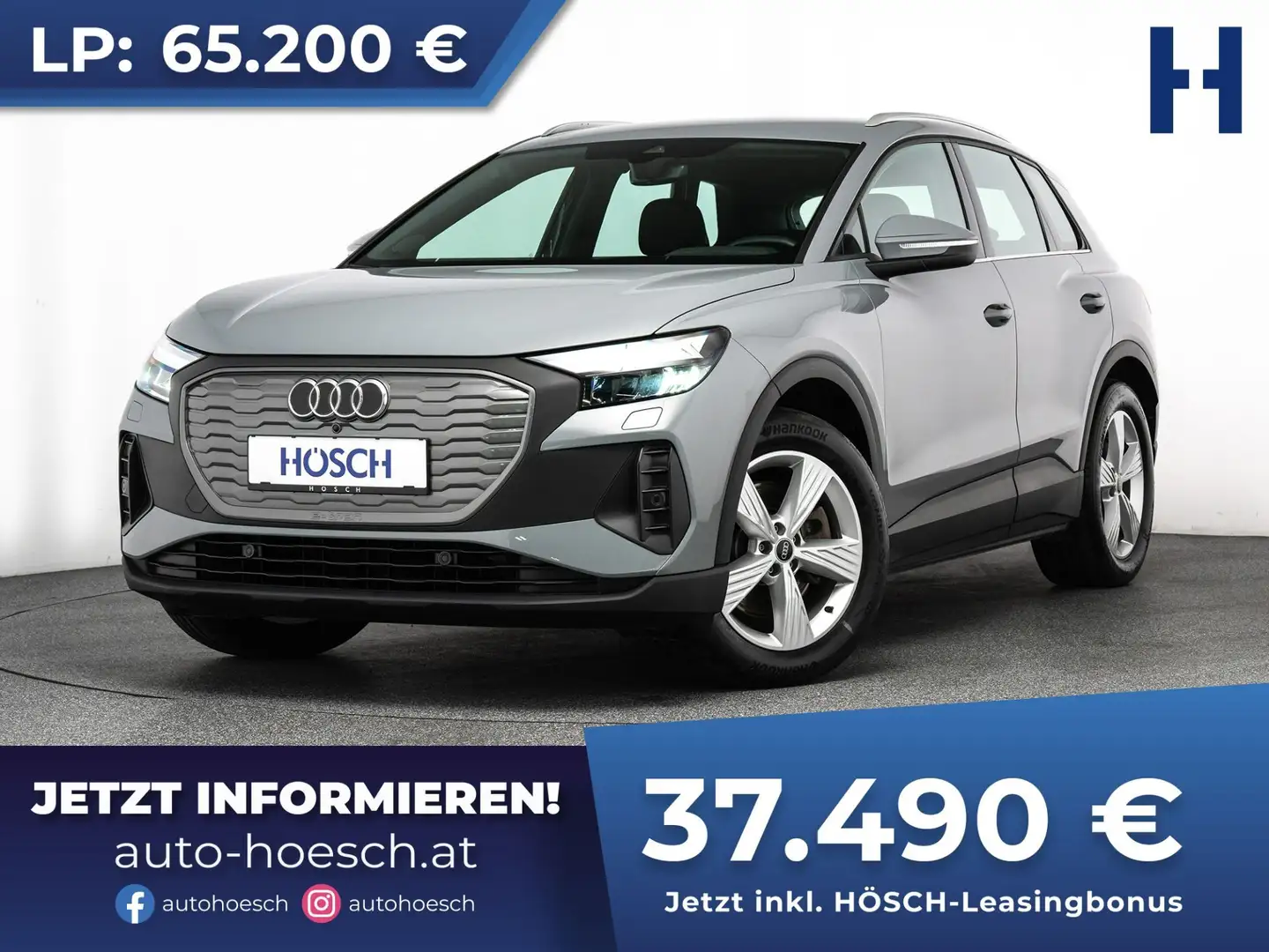 Audi Q4 e-tron 45 quattro MMI+ WÄRME AHK 19er ACC Grau - 1