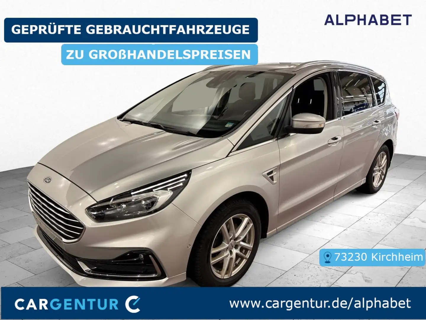 Ford S-Max 2.0 EcoBlue Titanium AHK SpoSi El.Heckkl. Zilver - 1
