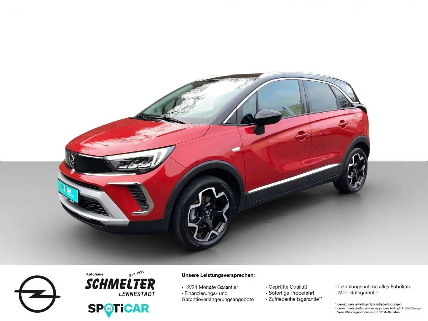 Opel Crossland X Crossland Ultimate 1.2 Kamera Navi Ahk LED usw. Rot - 1