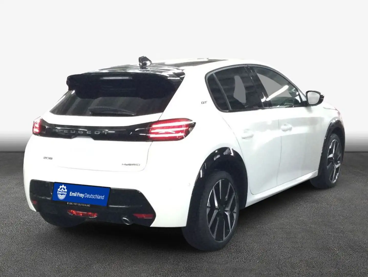 Peugeot 208 Hybrid 110 e-DSC6 GT 74 kW, 5-türig Weiß - 2