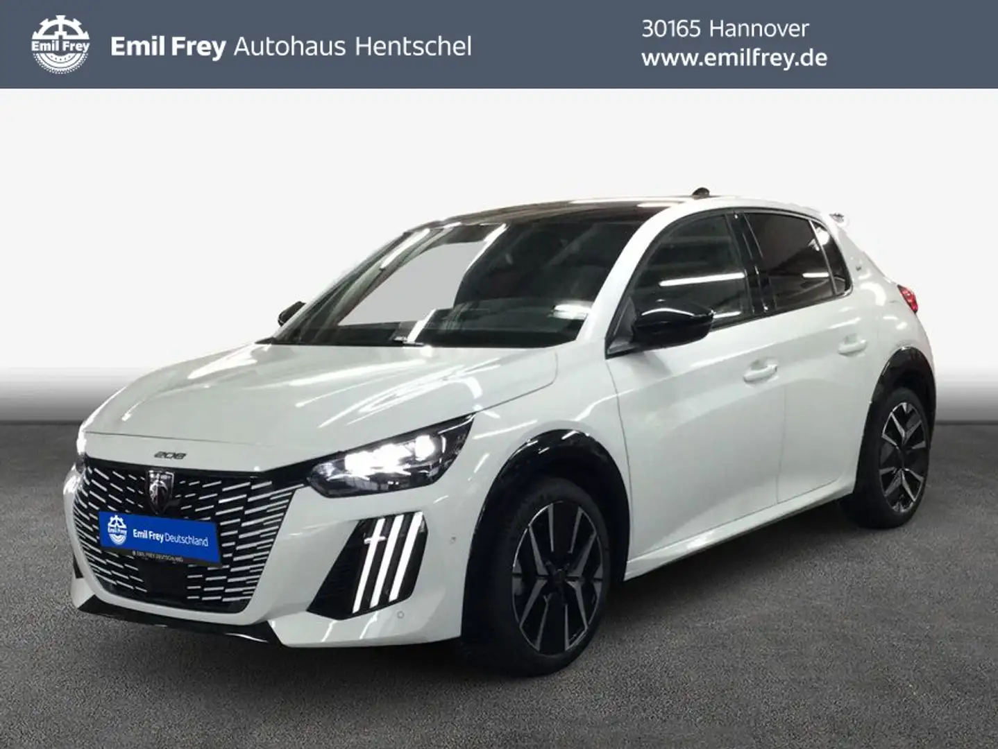 Peugeot 208 Hybrid 110 e-DSC6 GT 74 kW, 5-türig Weiß - 1