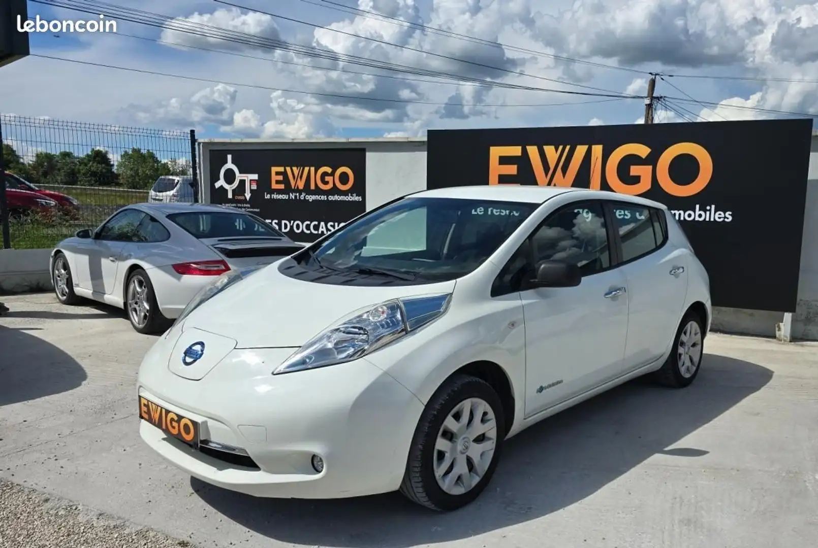 Nissan Leaf ELECTRIC 110 24KWH charge rapide Blanc - 1