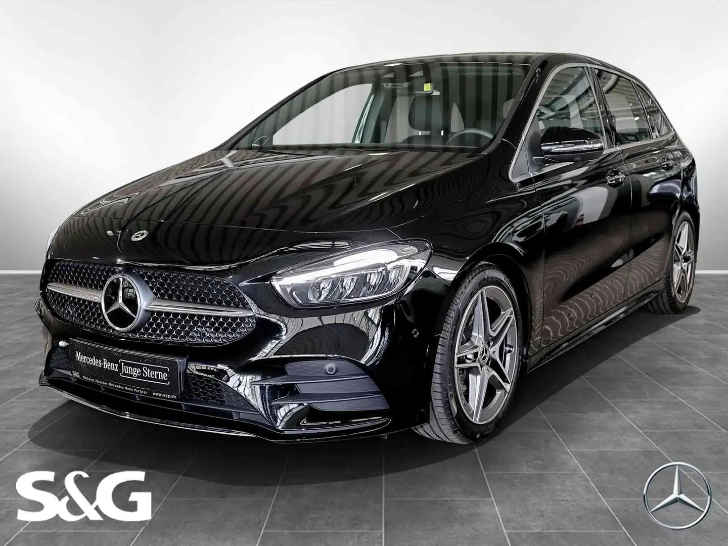 Mercedes-Benz B 180 d AMGAHK+DISTRONIC+BURMESTER+KEYLESS+360° Schwarz - 1