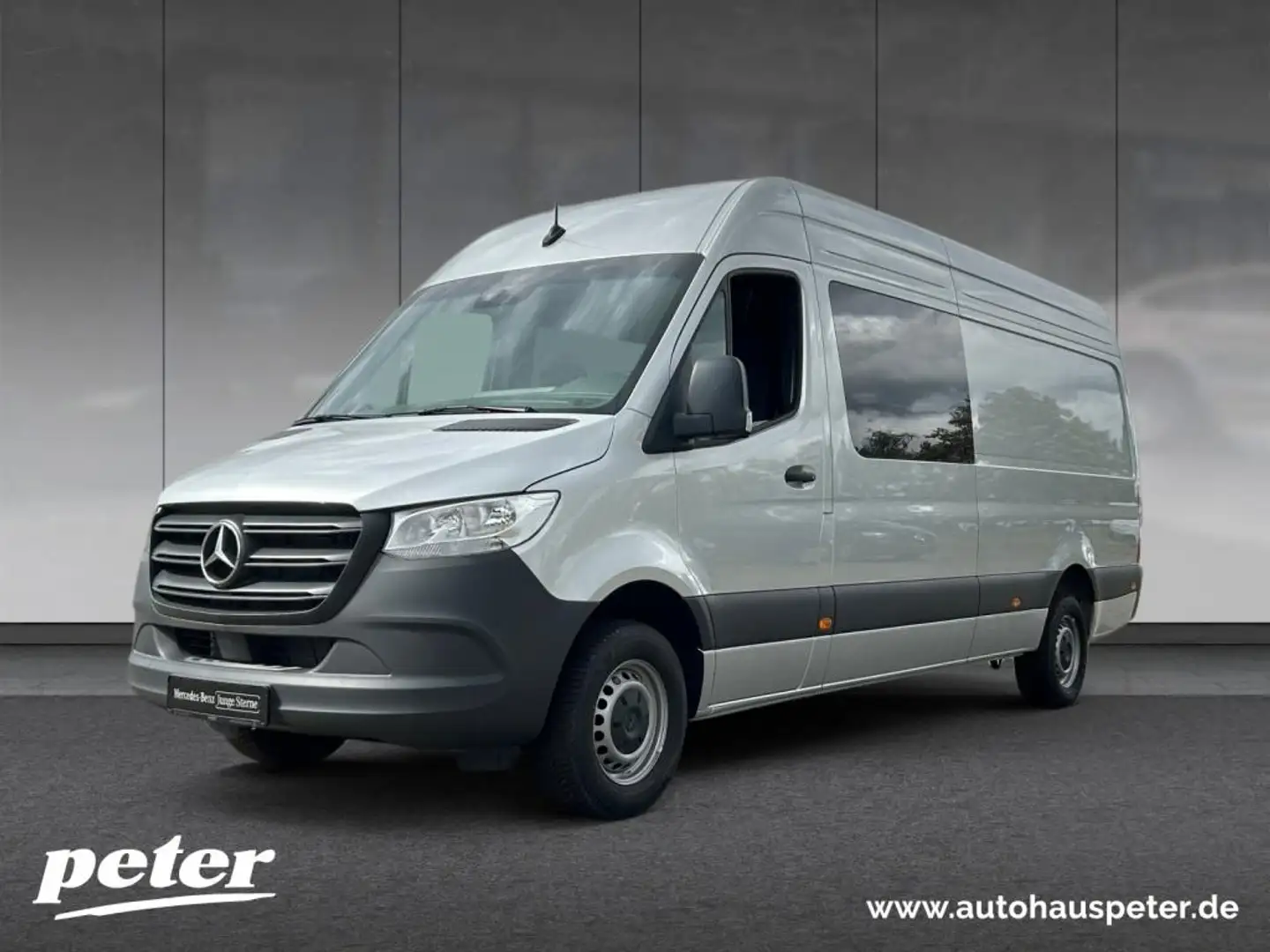 Mercedes-Benz Sprinter 317 CDI Mixto HD 9GT+STHZG+AHK Plateado - 1