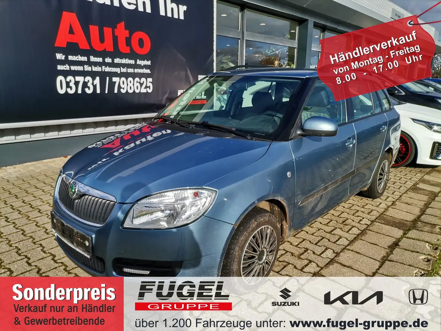 Skoda Fabia Combi 1.6 16V Ambiente Klima|AHK Grau - 1