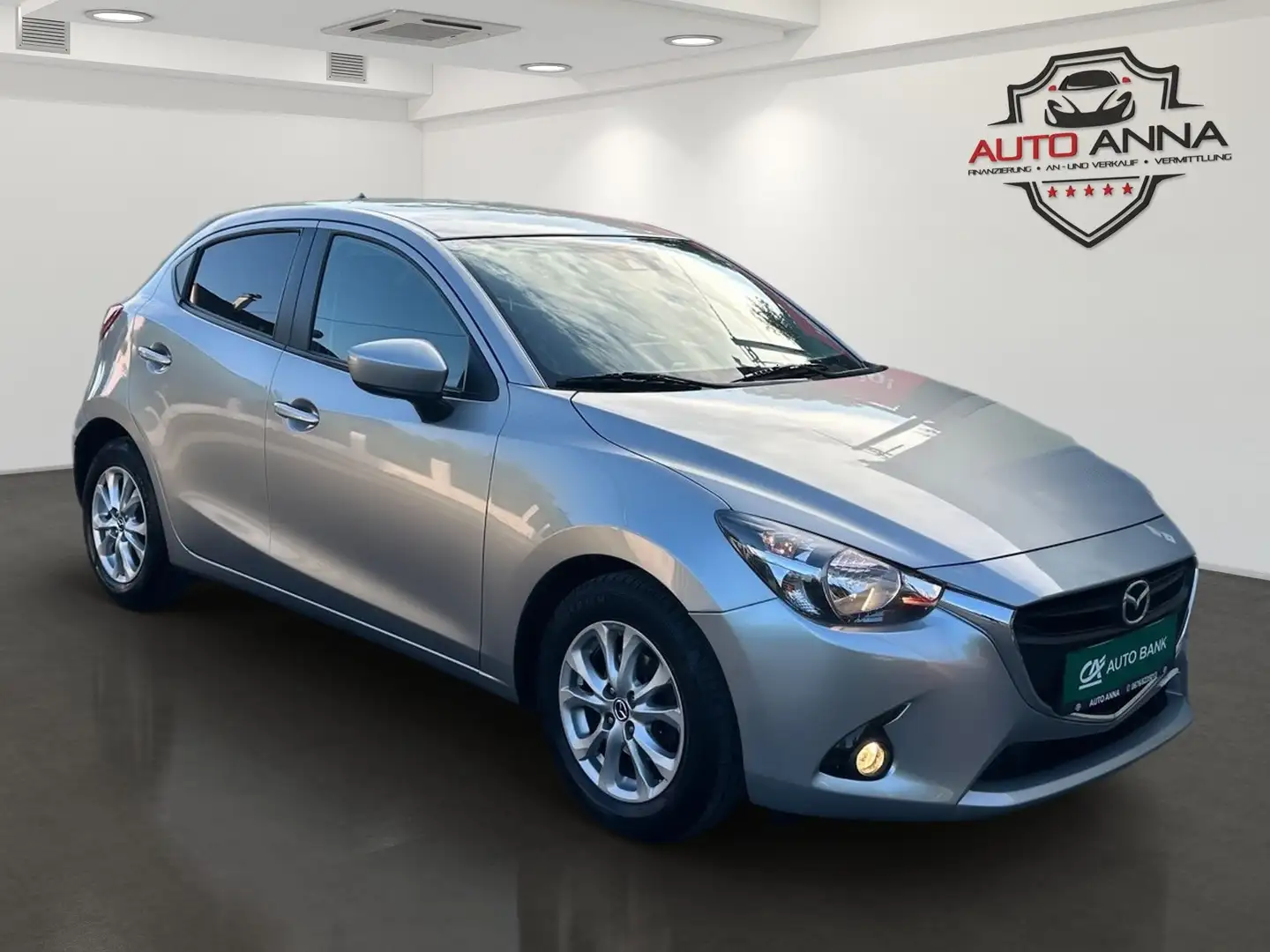 Mazda 2 G90 Attraction Aut. **1-Besitz**Finanzierung mögl Grau - 2