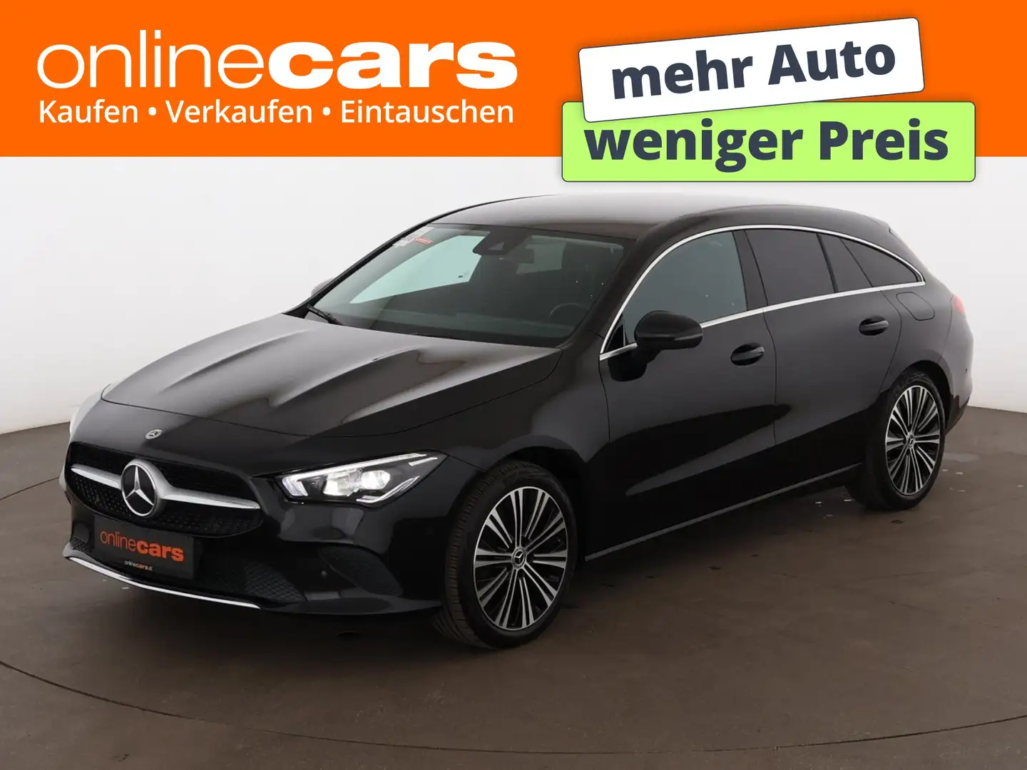 Mercedes-Benz CLA 220 d SB Progressive Aut LED AHK LEDER NAVI Schwarz - 1