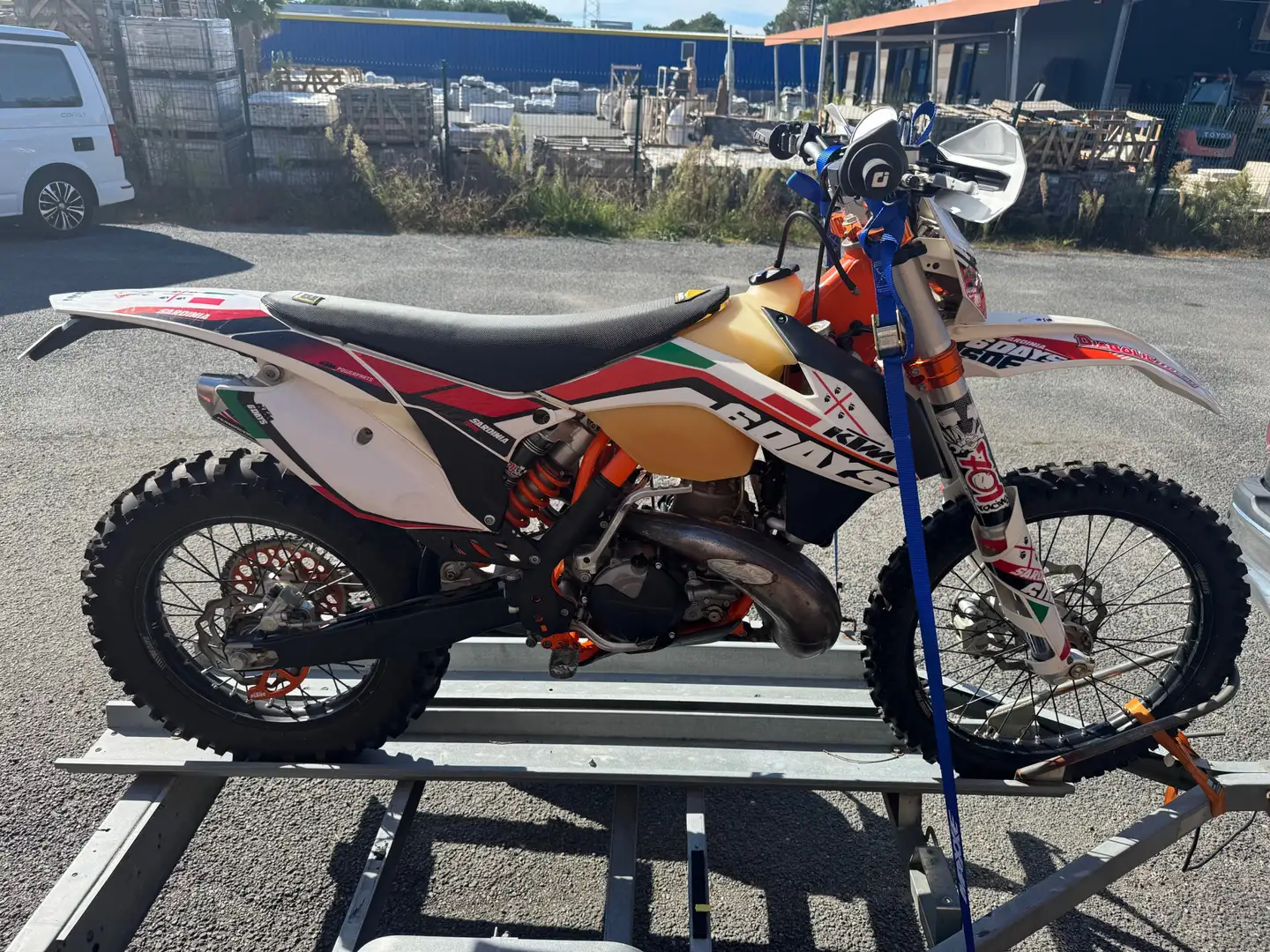 KTM 250 EXC Blanc - 2
