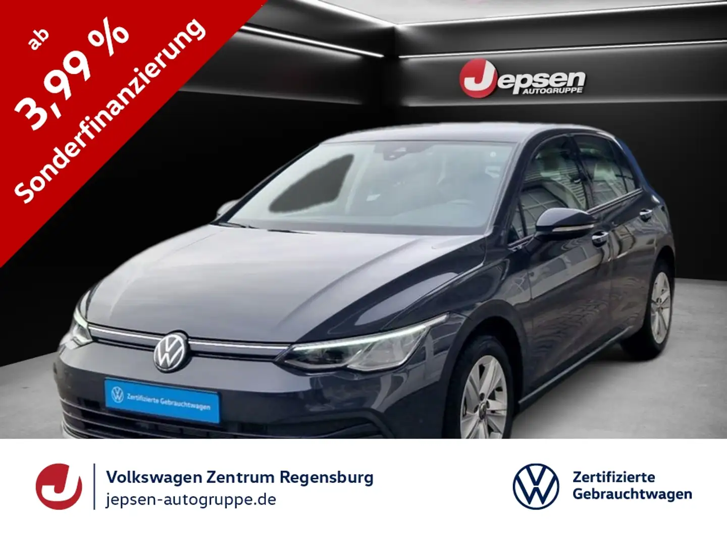Volkswagen Golf Life 1.0 TSI LED KlimaA PDC SHZ DAB+ Grau - 1