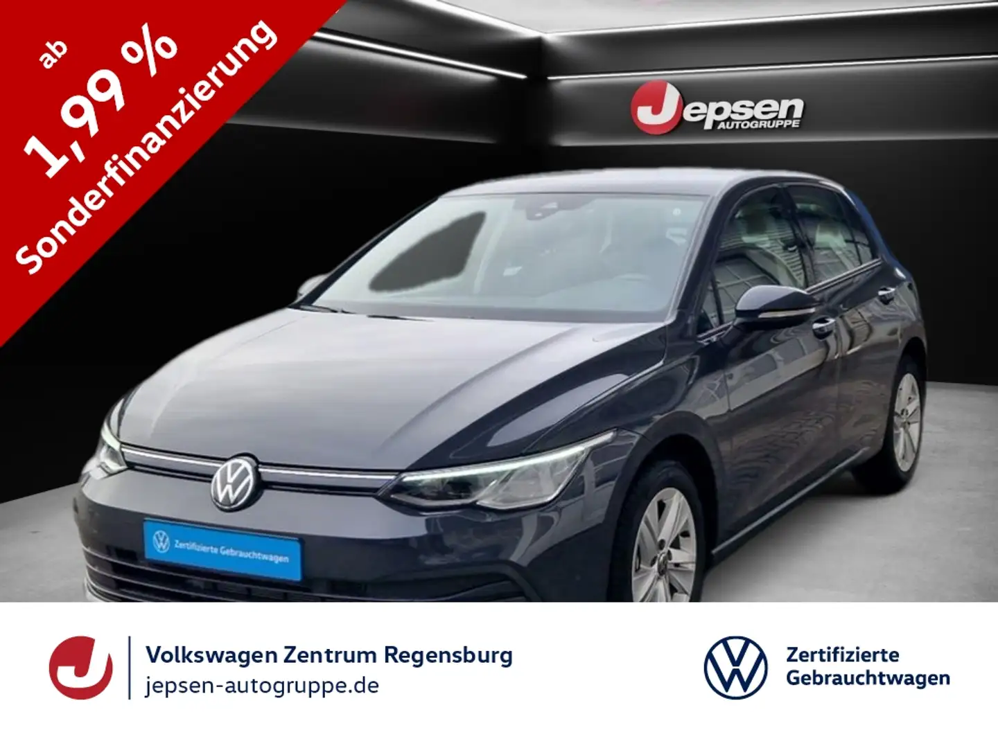 Volkswagen Golf Life 1.0 TSI LED KlimaA PDC SHZ DAB+ Grau - 1