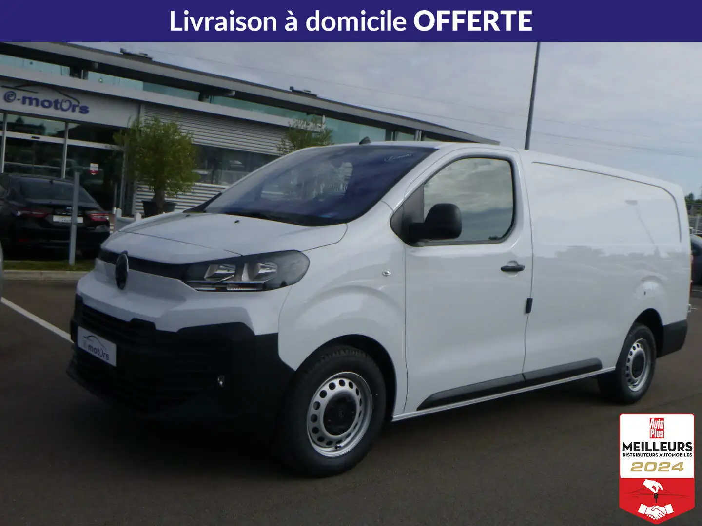 Citroen Jumpy XL BlueHDI 145 EAT8 +Caméra Blanc - 1