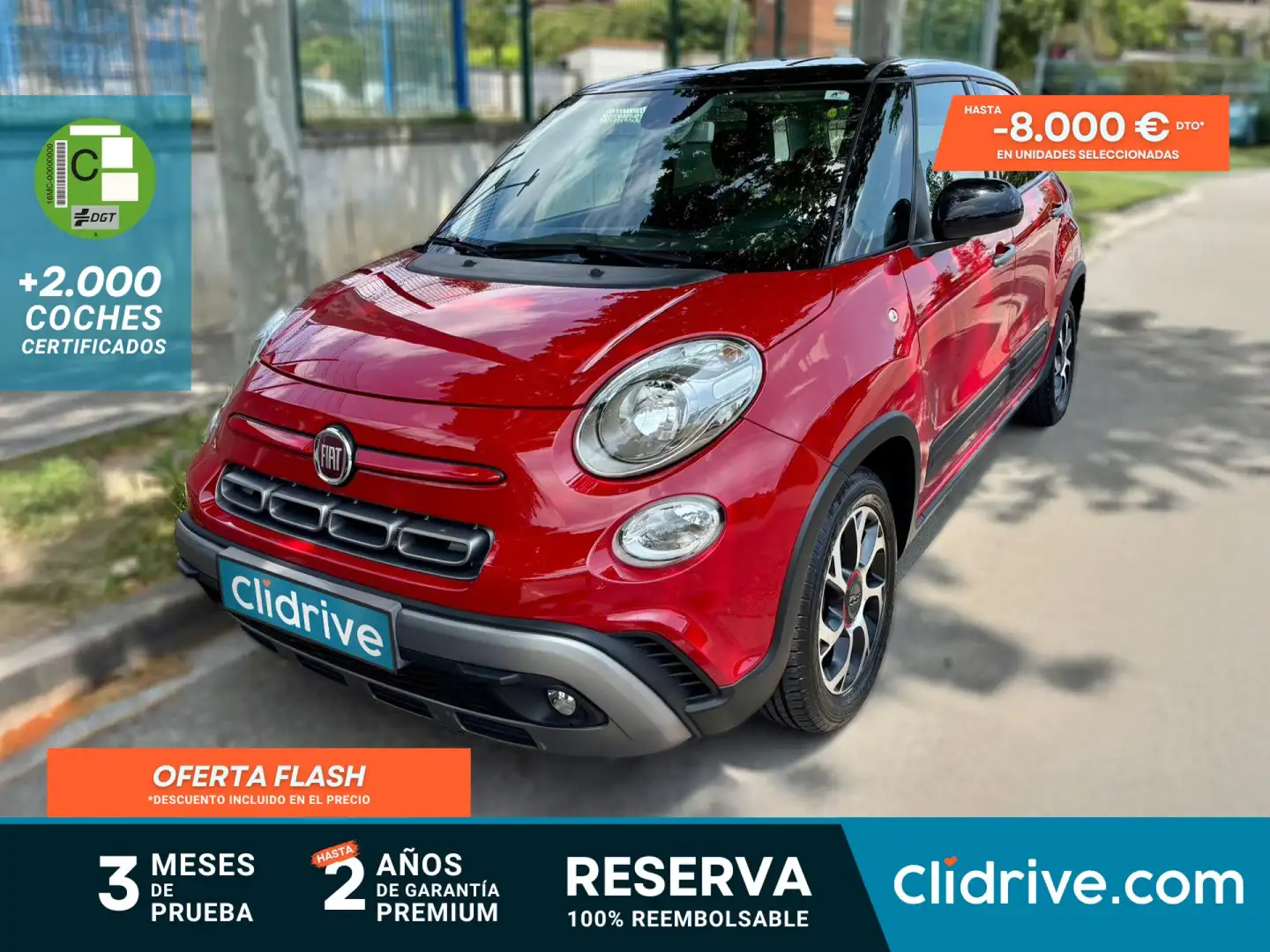 Fiat 500L Connect 1.4 16v 70 kW (95 CV) S&S Rojo - 1