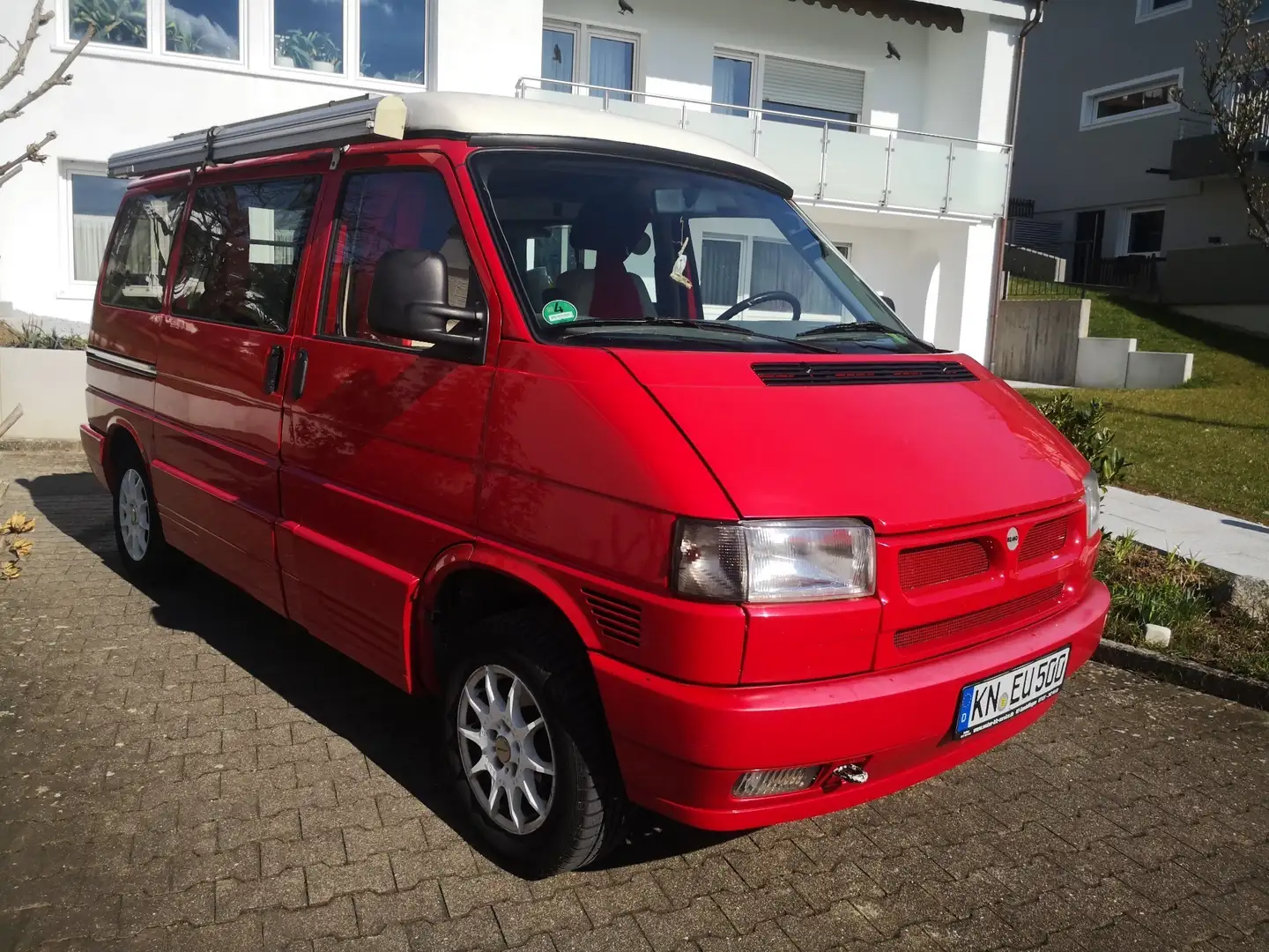 Volkswagen T4 Caravelle Reimo Ausbau Kırmızı - 1