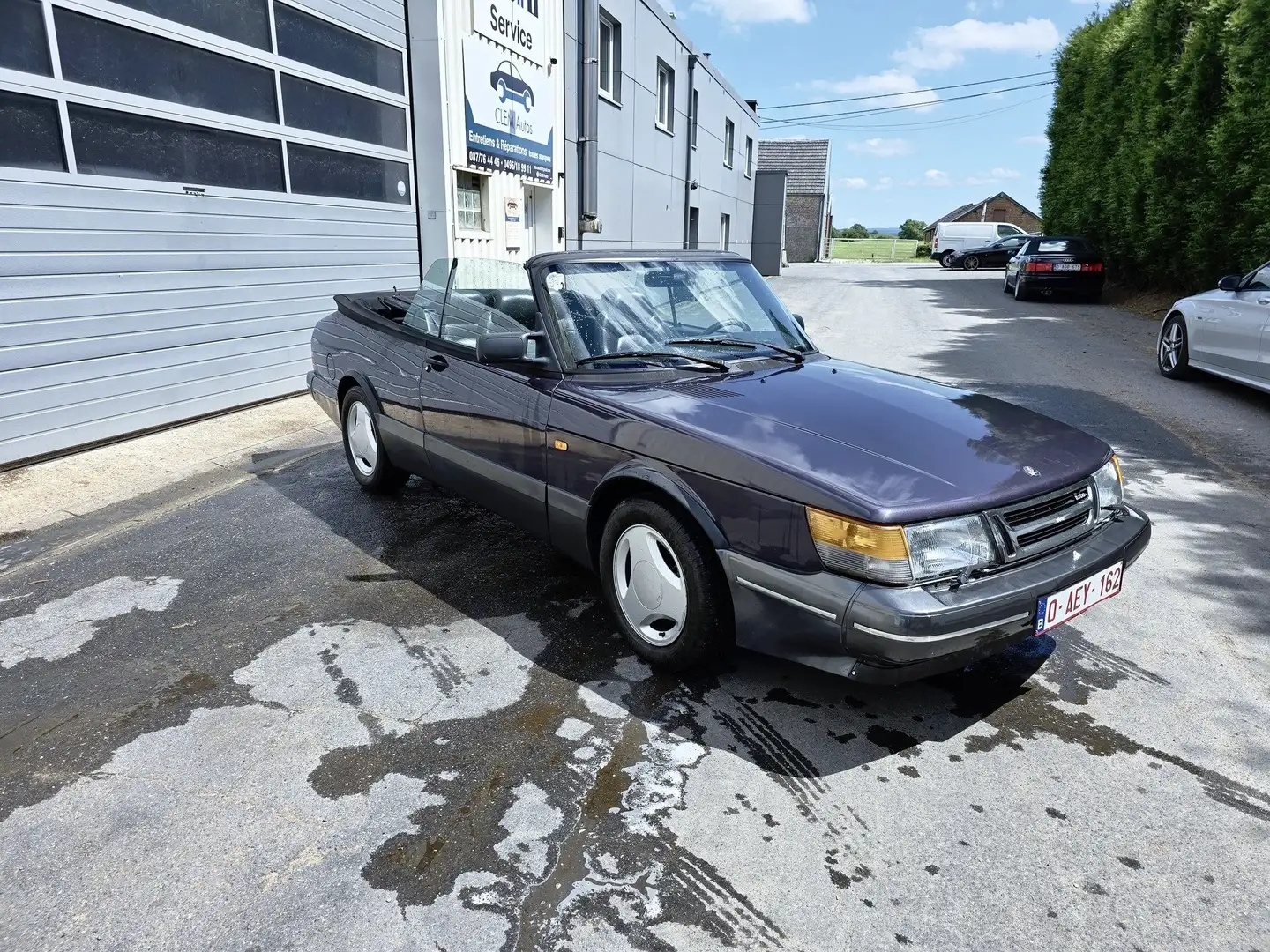 Saab 900 Cabriolet Turbo Basse pression Oldtimer !!! Gris - 2