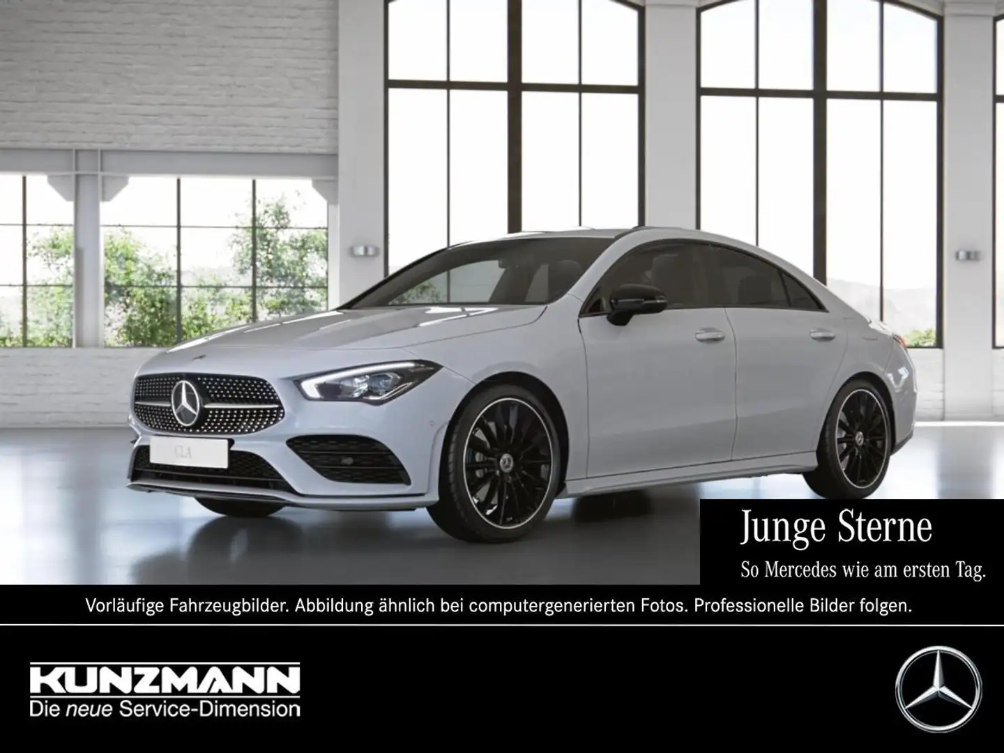 Mercedes-Benz CLA 250 e Coupé AMG Night MBUXNavi+ SpiegelP 360° Weiß - 1