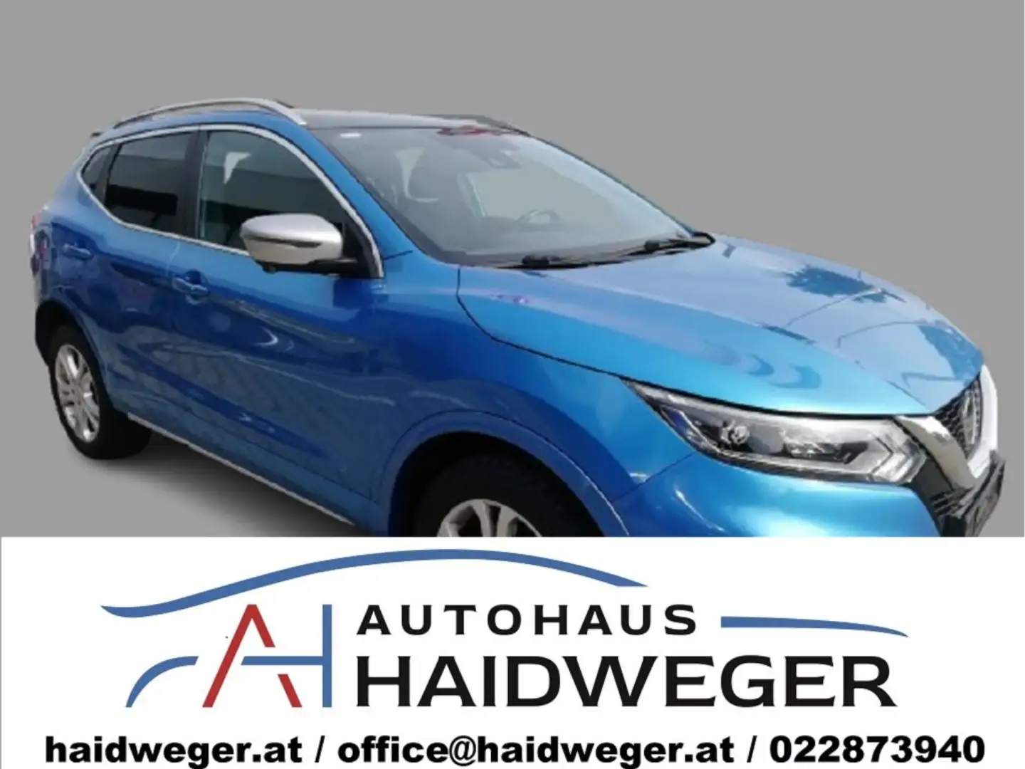 Nissan Qashqai 1.3 DIG-T DCT N-Connecta Automatik Blauw - 1