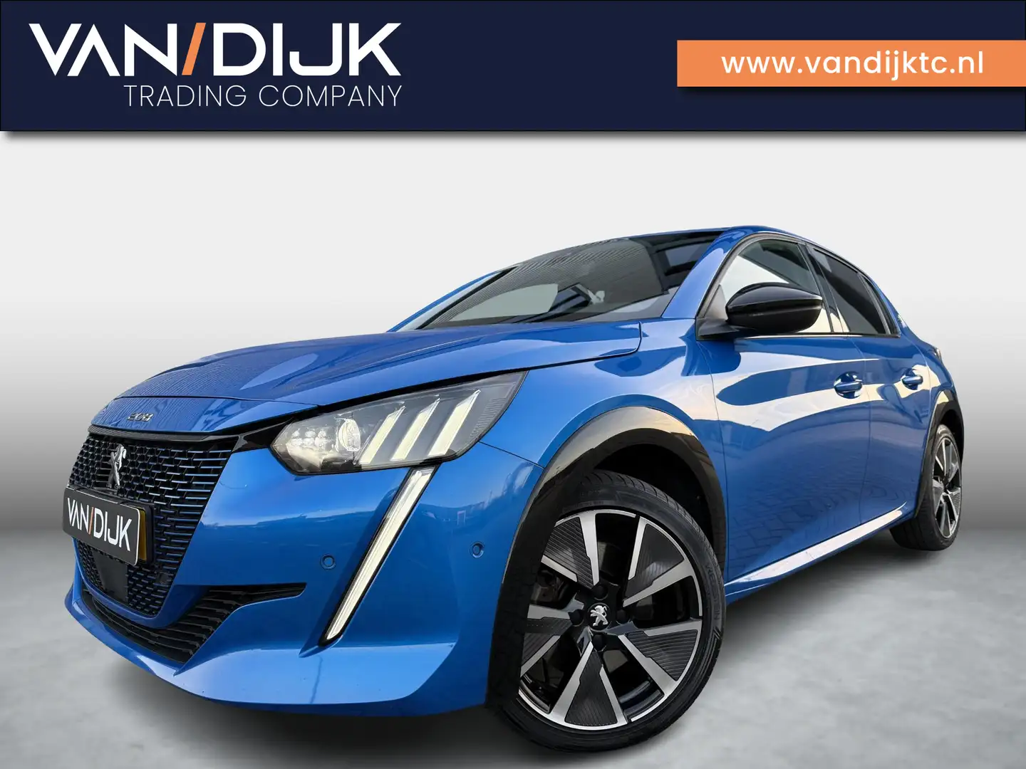 Peugeot e-208 EV GT 350 50 kWh ✓SOH 93.2% ✓3-Fase ✓Full LED ✓Sto Bleu - 1