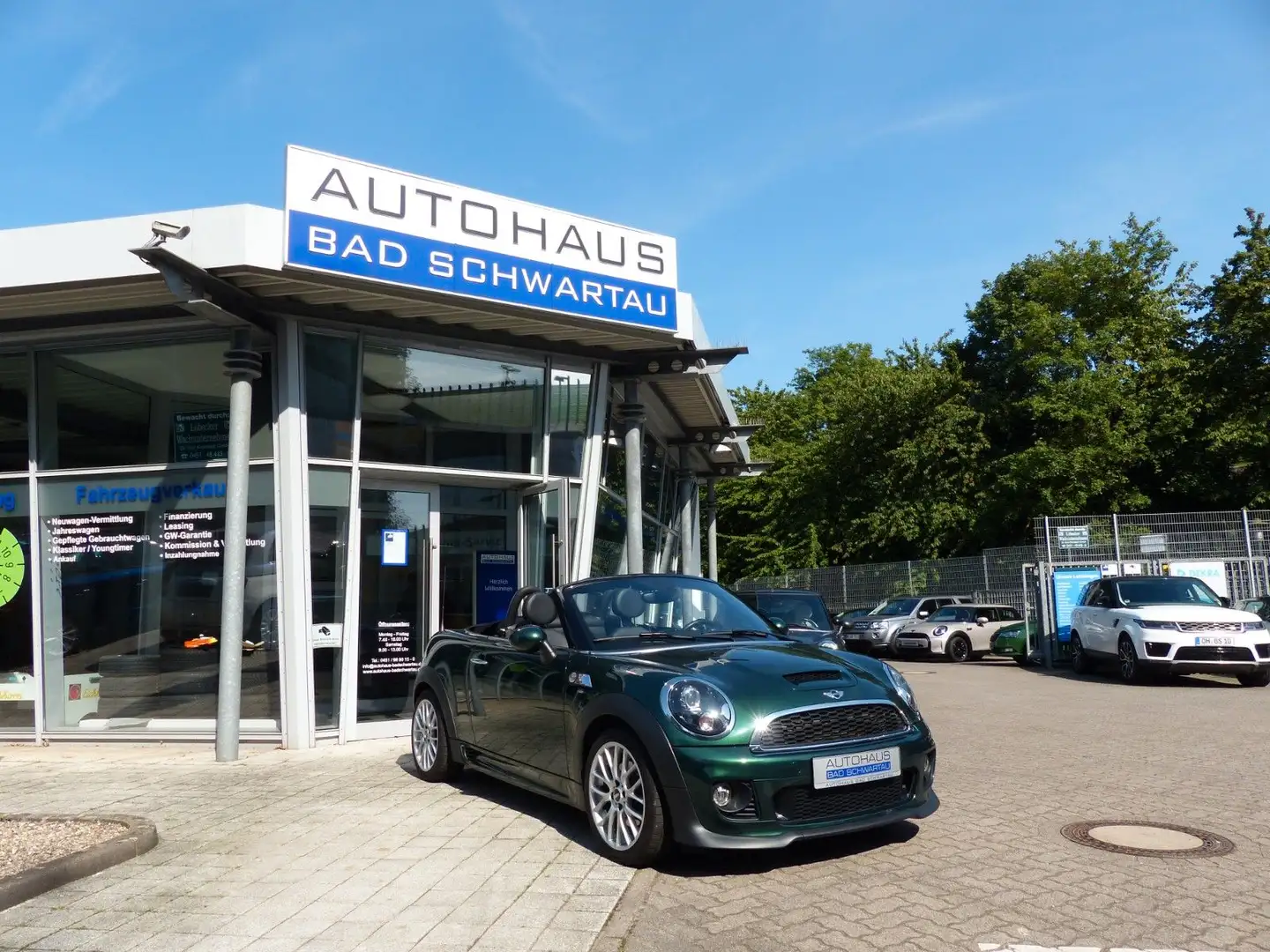 MINI Cooper S Roadster JCW, Navi, Leder, Xenon, Hifi Grün - 1