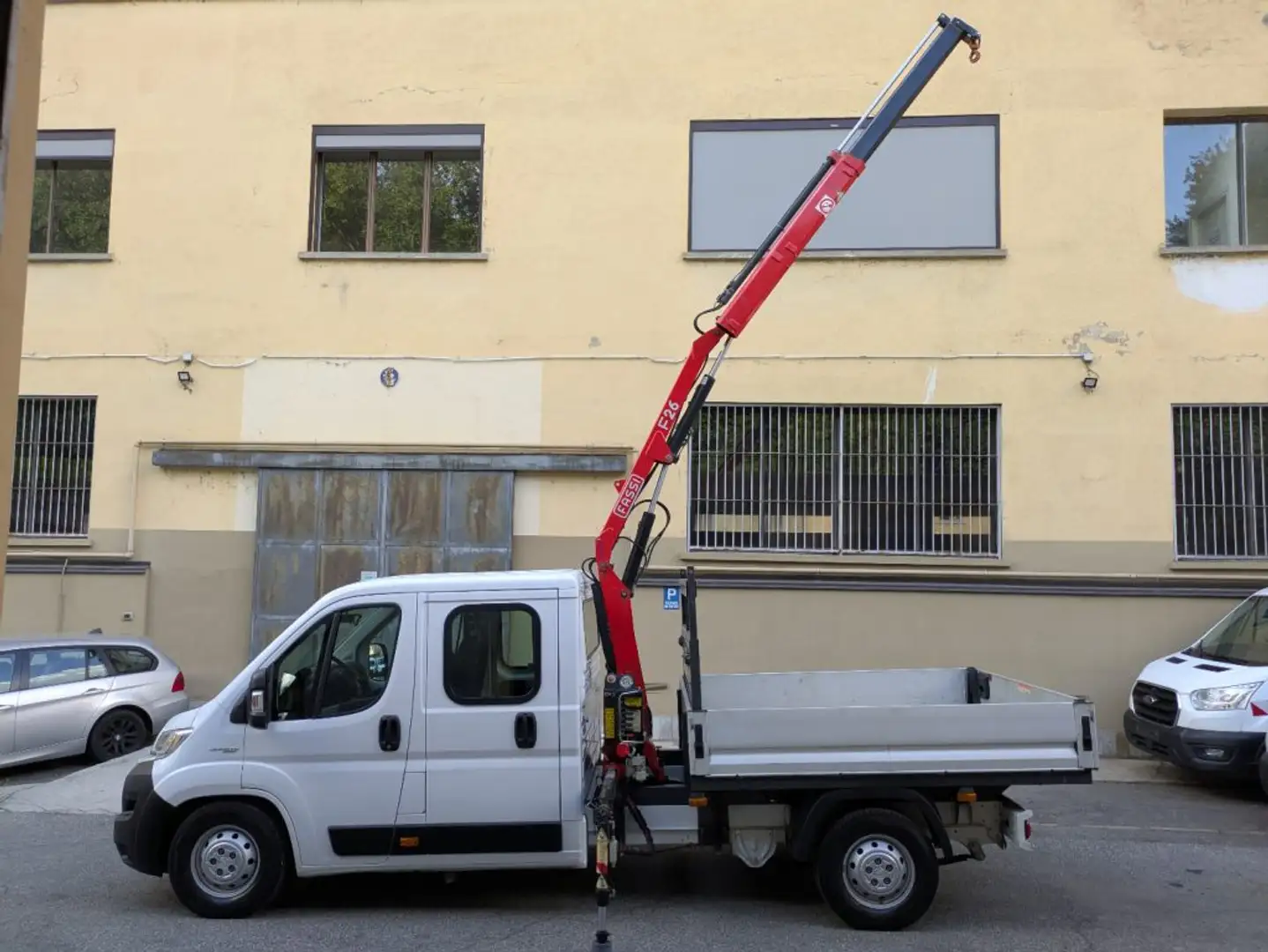 Fiat Ducato 35 2.3 MJT 130 CV maxi doppia cabina  gru Белый - 1