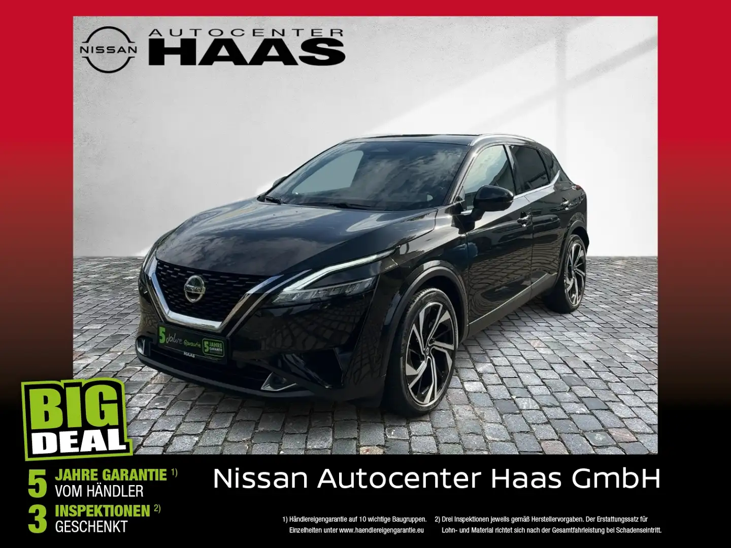 Nissan Qashqai 1.3 Tekna+ Allrad+BOSE+306°Kam+LED Noir - 1
