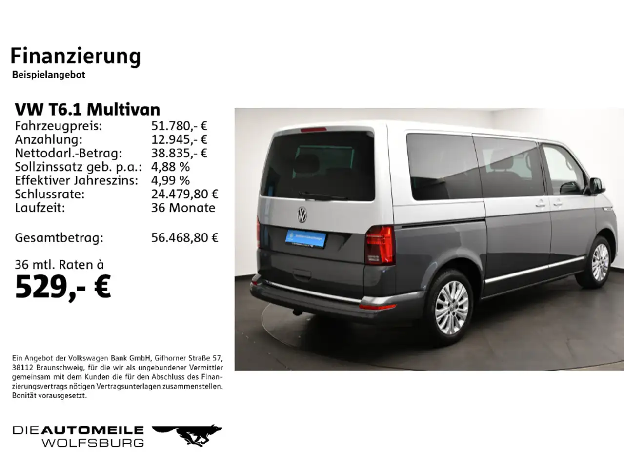 Volkswagen T6.1 Multivan 2.0 TDI DSG Generation Six Rückfah 2