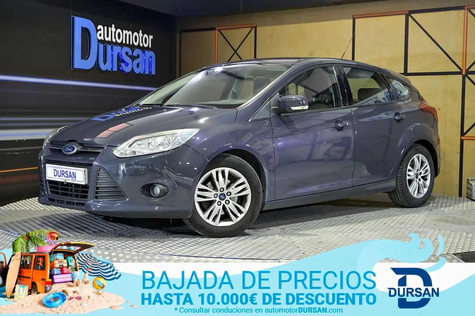 Ford Focus 1.6TDCi Trend 115 Gris - 1