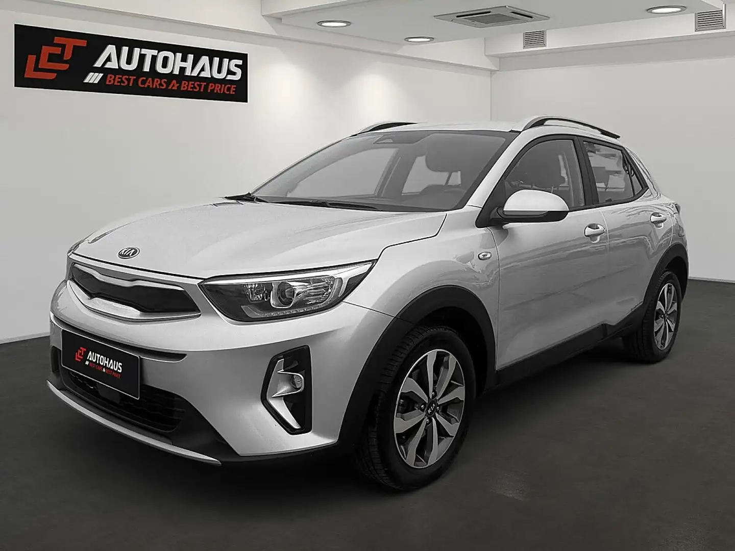 Kia Stonic 1,25 MPI | 1.BESITZ | PICKERL 09/2026 | Grau - 1