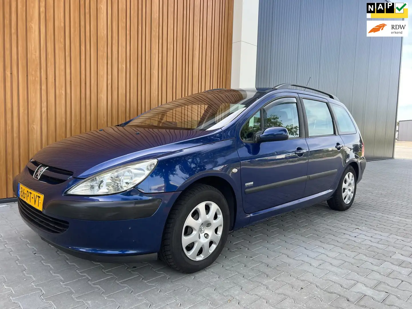 Peugeot 307 Break 1.6-16V + CLIMA + CRUISE + TREKHAAK Blauw - 1