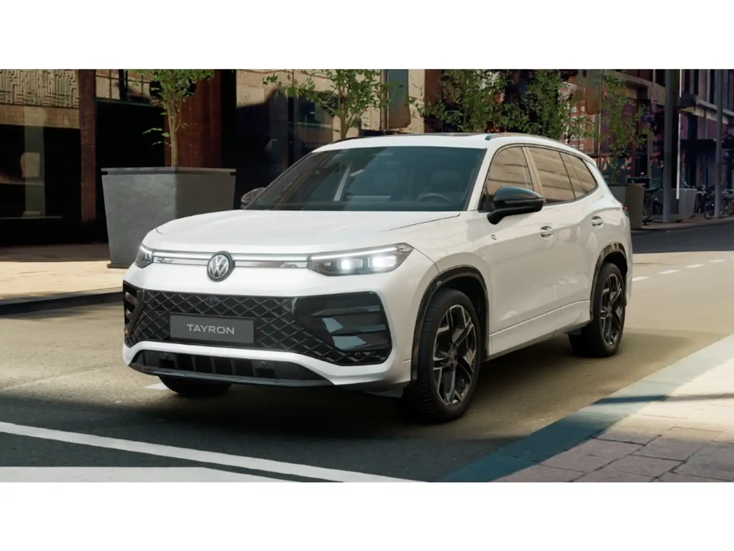 Volkswagen Tayron 2.0TDI 4Motion DSG R-Line Matrix AHK STHZ Navi HUD Weiß - 1