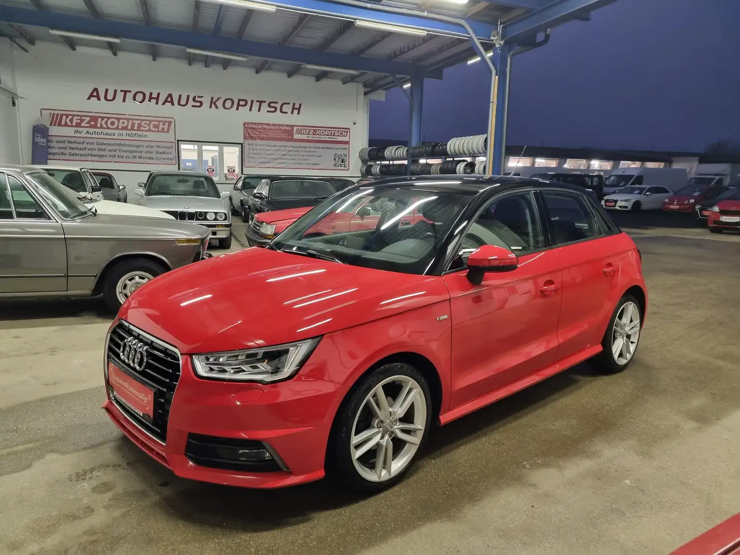 Audi A1 1,4 TDi Sport, S-Tronic - Topzustand! Rosso - 1