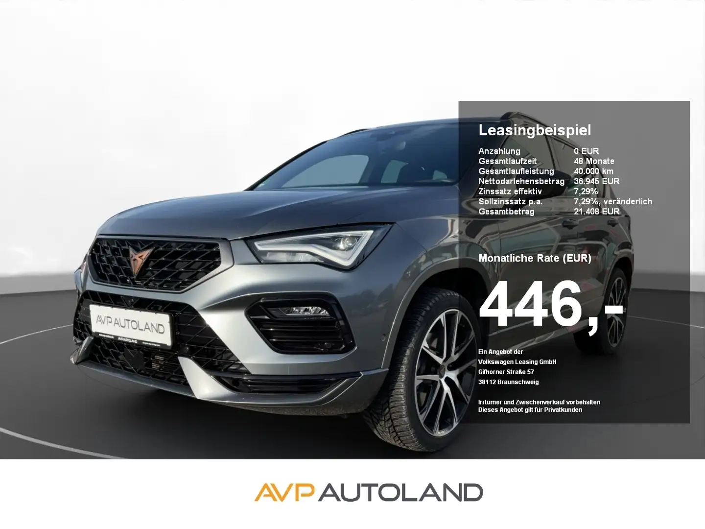 CUPRA Ateca 2.0 TSI DSG | NAVI | ACC | LED | BEATS | Grau - 1