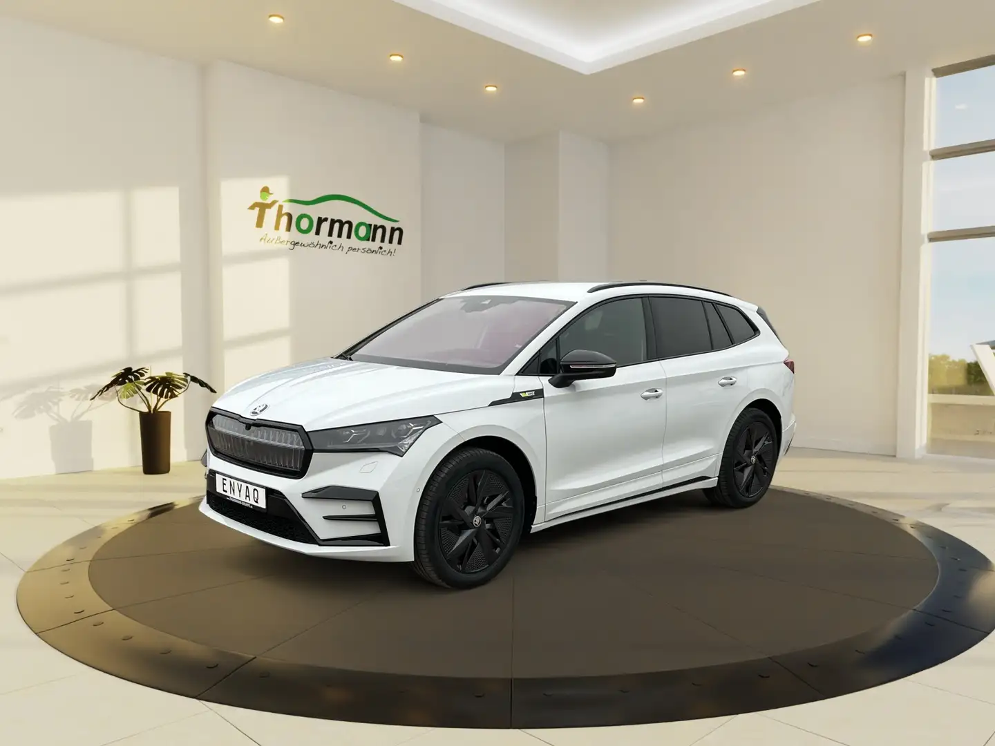 Skoda Enyaq RS Lounge Blanc - 2