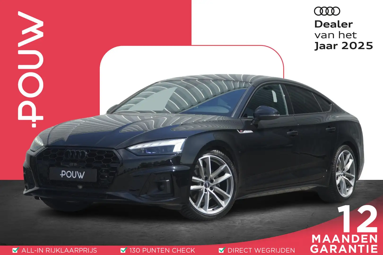Audi A5 Sportback 40 TFSI 190pk Launch Edition Sport | Ban Noir - 1