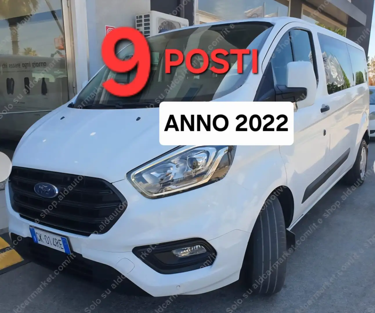 Ford Transit Custom 2.0tdci 130cv PASSO LUNGO PULMINO Anno 2022 Bianco - 1