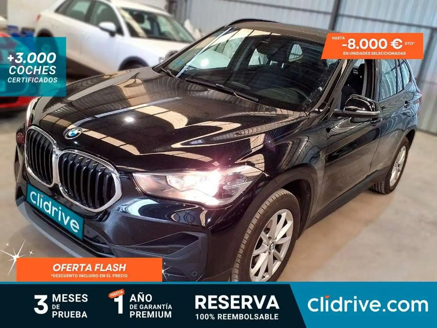 BMW X1 sDrive 18d Negro - 1
