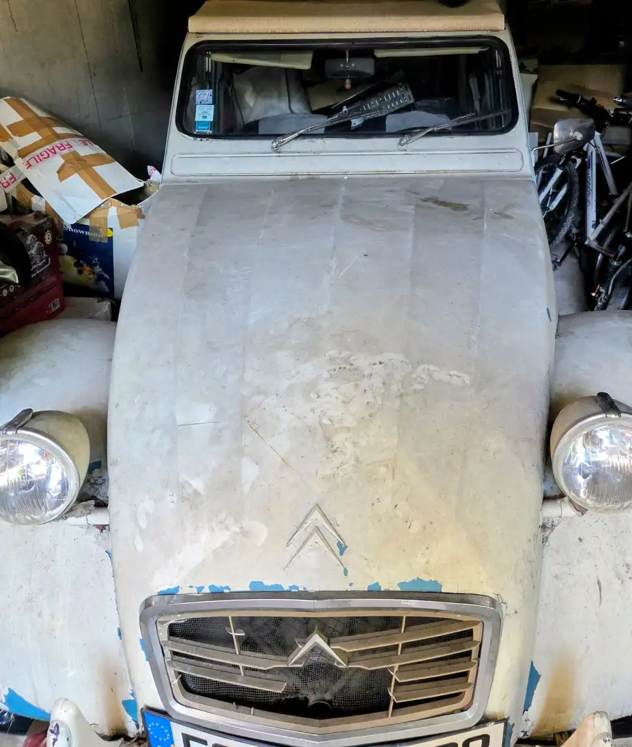 Citroen 2CV 2 cv 6 Blanc - 1