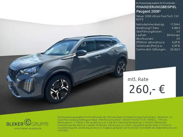 2024 Peugeot 2008 in Grey for sale