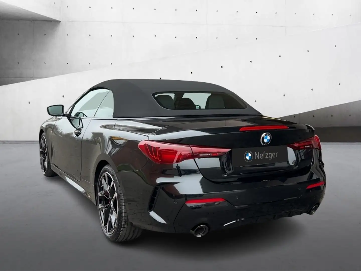 BMW 420 d Cabrio M Sport Leder HUD Park-Assistent LED Noir - 2