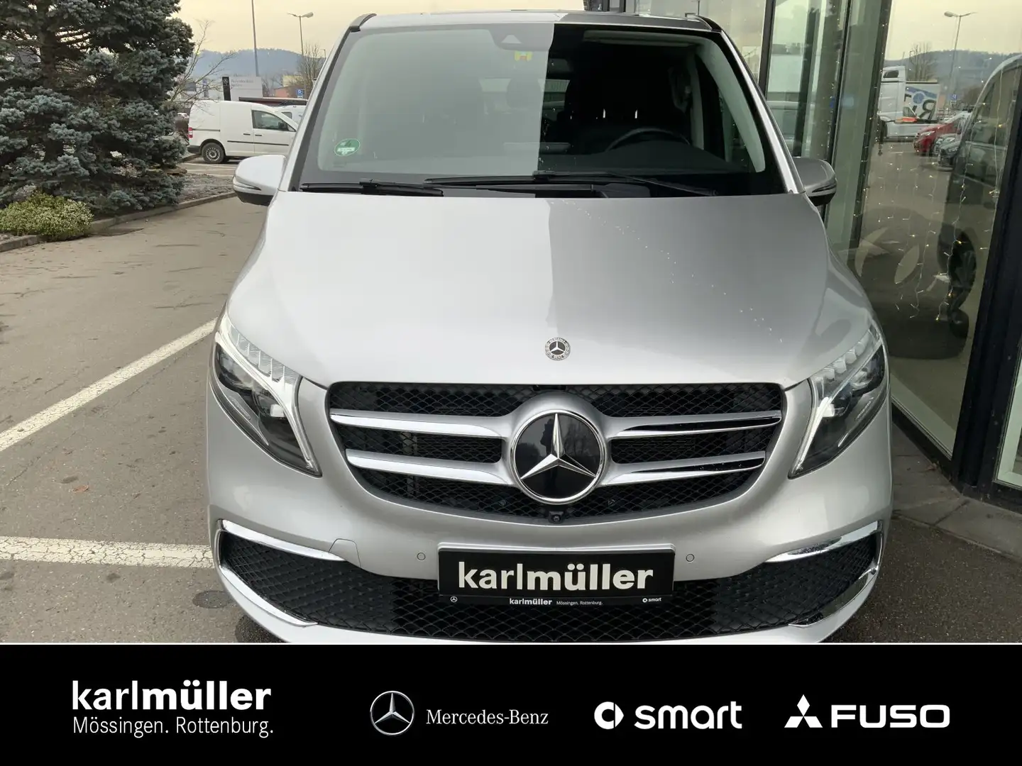 Mercedes-Benz V 300 V 300 d AVANTGARDE L elHeckk+elSchiebt+LED+Leder Silber - 2