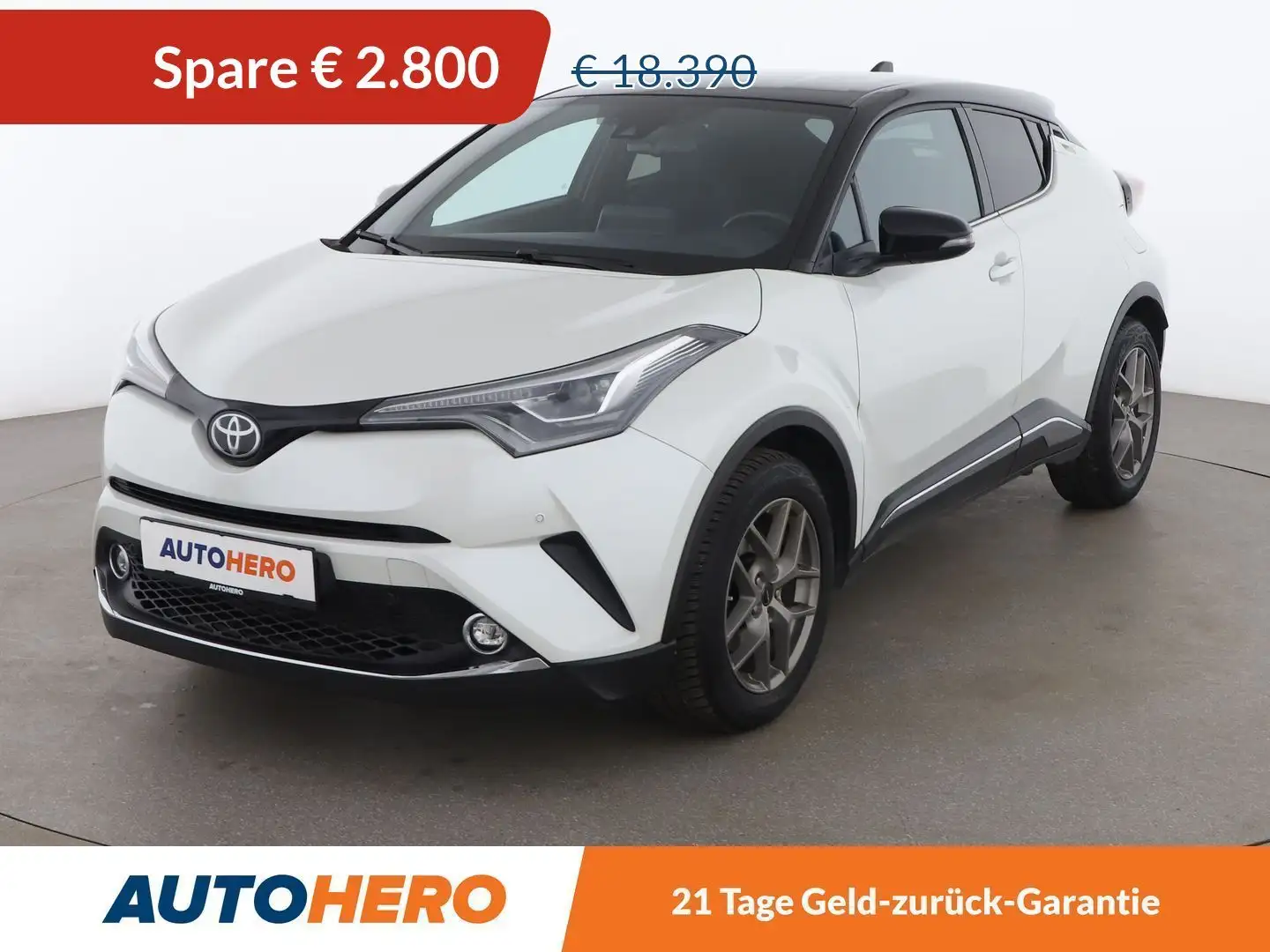 Toyota C-HR 1.2 Turbo C-ULT Aut. *ACC*NAVI*LED*CAM*JBL*SPUR* Weiß - 1